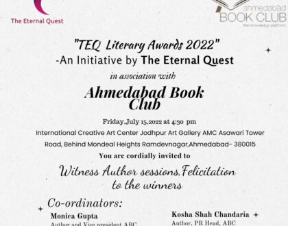 Upcoming Event : Conversation with Winners of “TEQ Literary Awards 2022”